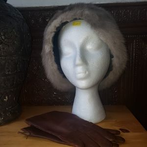 Vintage Blond color Mink Hat